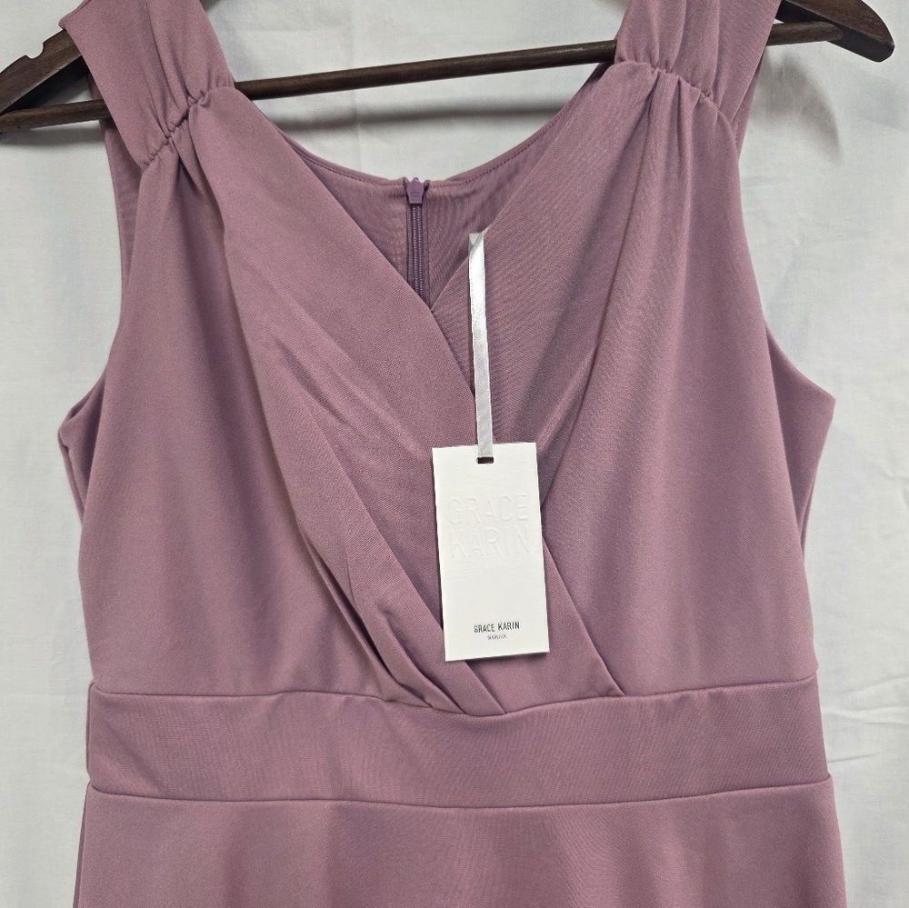Grace Karin Women's Lavender Pink Dress
